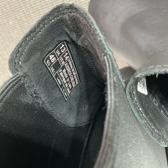 Dr Marten’s Audrick Nappa Leather Men's Size 14 Platform Chelsea Boots Black - Picture 6 of 9